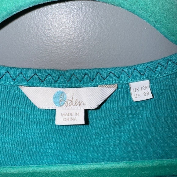 Boden Carina Jersey Tunic Pom Pom Mini Dress Size 8R 8 Regular - Picture 4 of 7